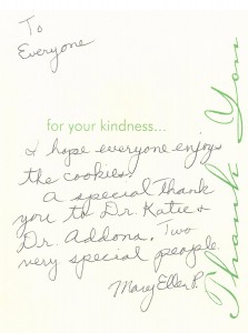 Dr. Addona patient testimonial card