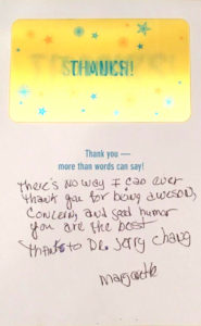 Dr. Chang Testimonial