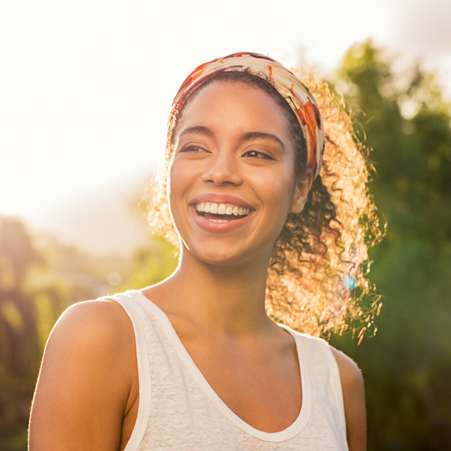 happy woman