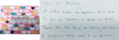 Ruotolo Patient Card