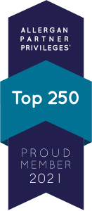 Allergan 250 logo